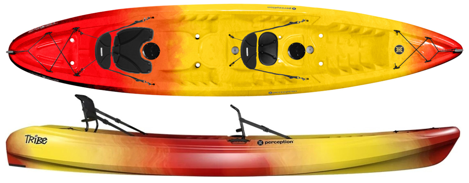 Rent a Kayak in Toronto - 2-Person Sit-On-Top Perception Tribe 13.5
