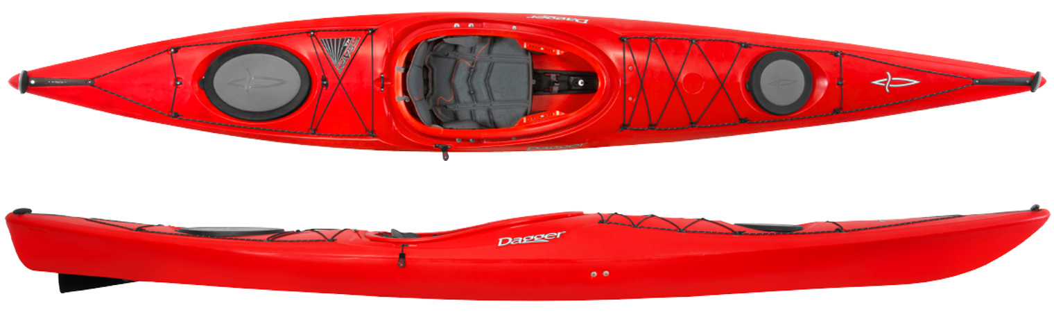 Rent a Sit-Inside Performance Touring Kayak: Dagger Stratos 14.5 L